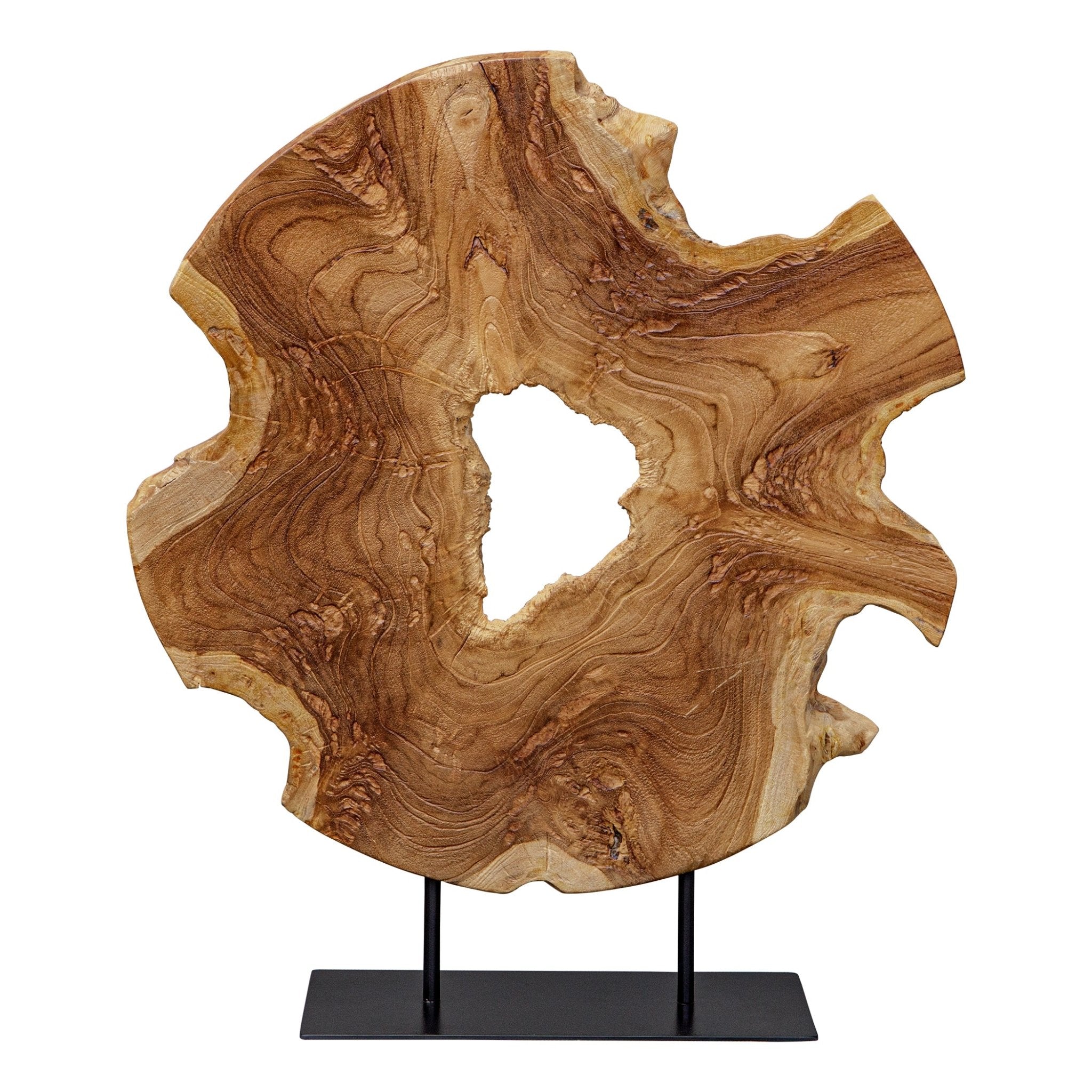Uttermost Bahati Wood Natural Sculpture Table Decors| Uttermost