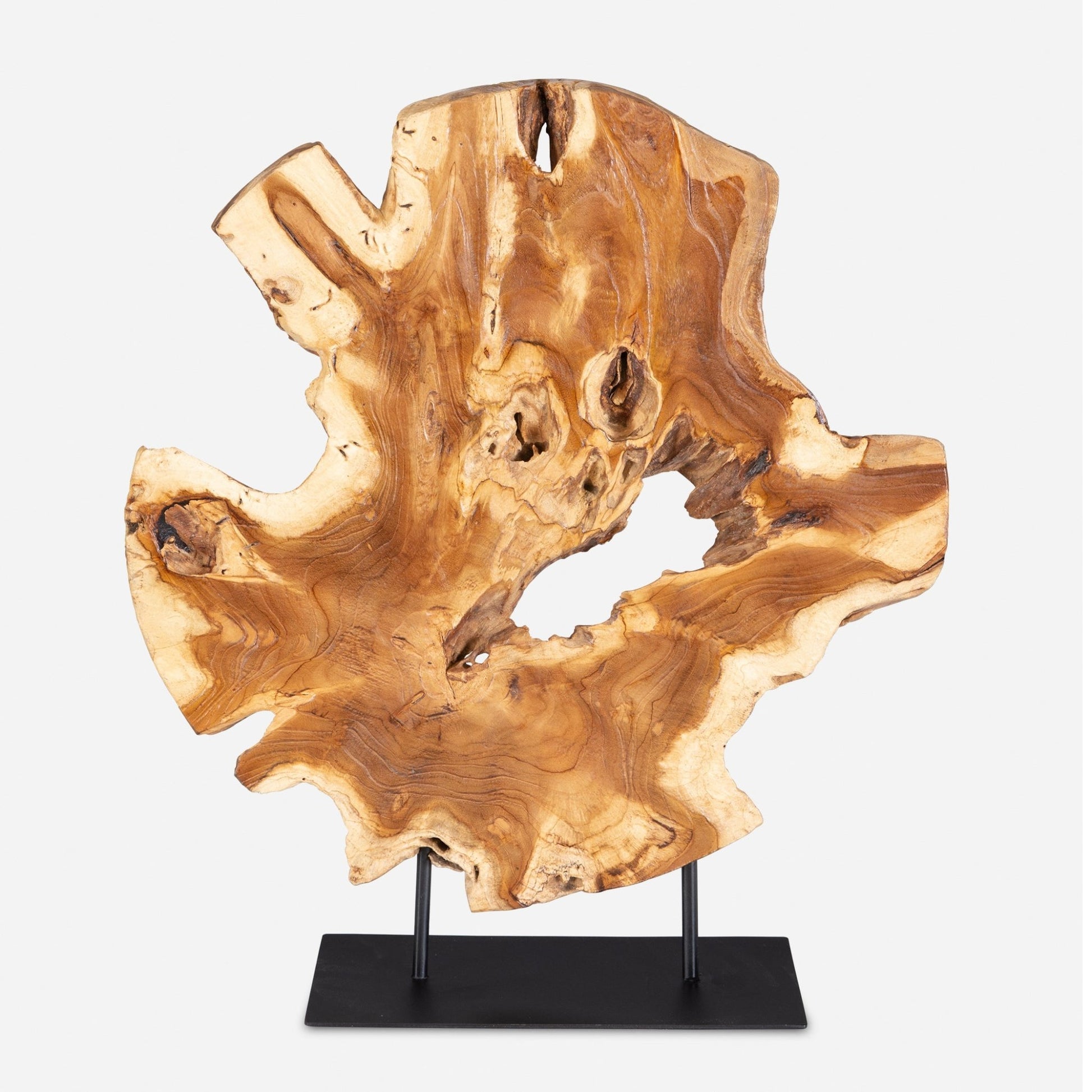 Uttermost Bahati Wood Natural Sculpture Table Decors| Uttermost