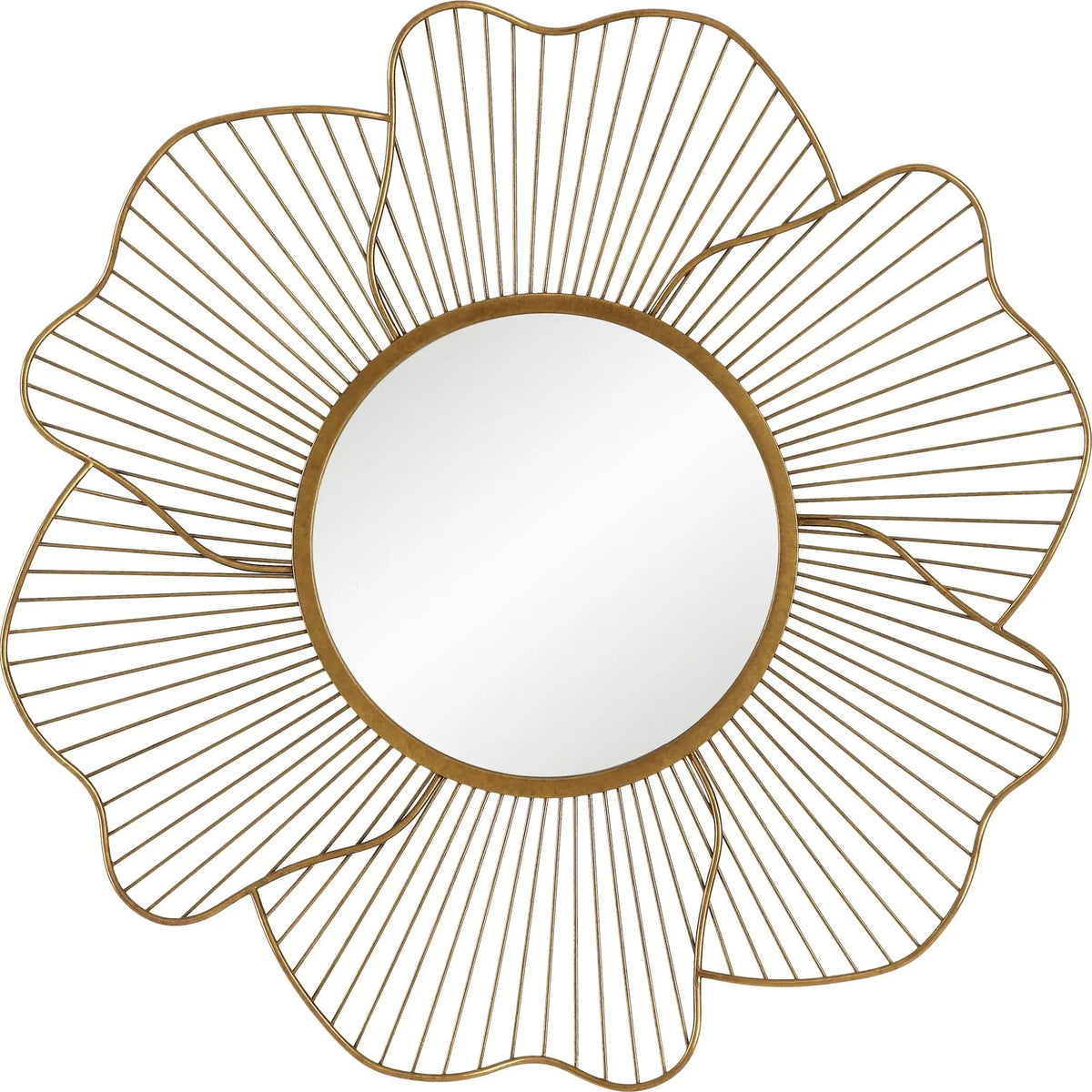 Uttermost Blossom Gold Floral Mirror Mirrors| Uttermost