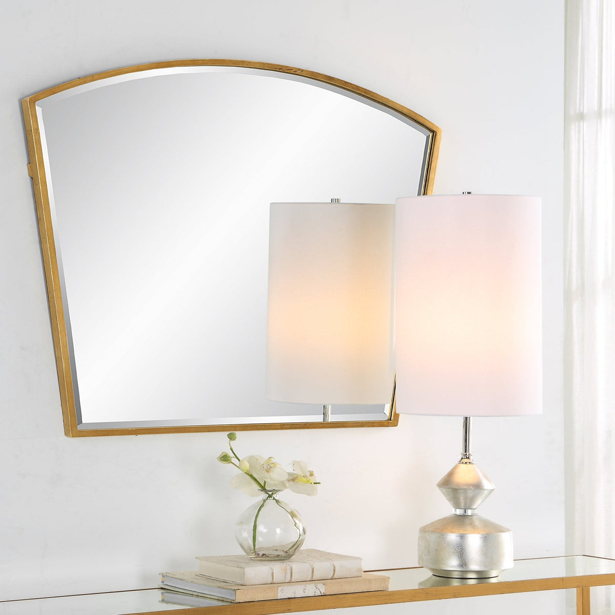 Uttermost Boundary Gold Arch Mirror Mirrors| Uttermost
