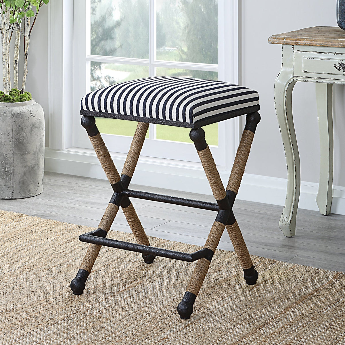 Uttermost Braddock Backless Counter Stool Stools| Uttermost