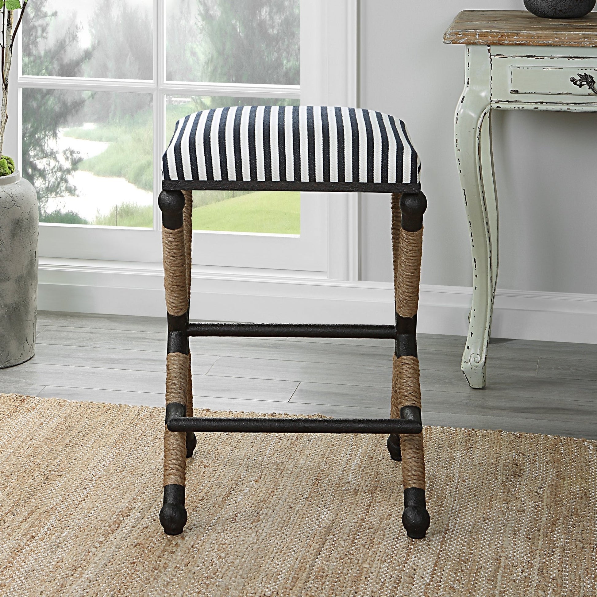 Uttermost Braddock Backless Counter Stool Stools| Uttermost