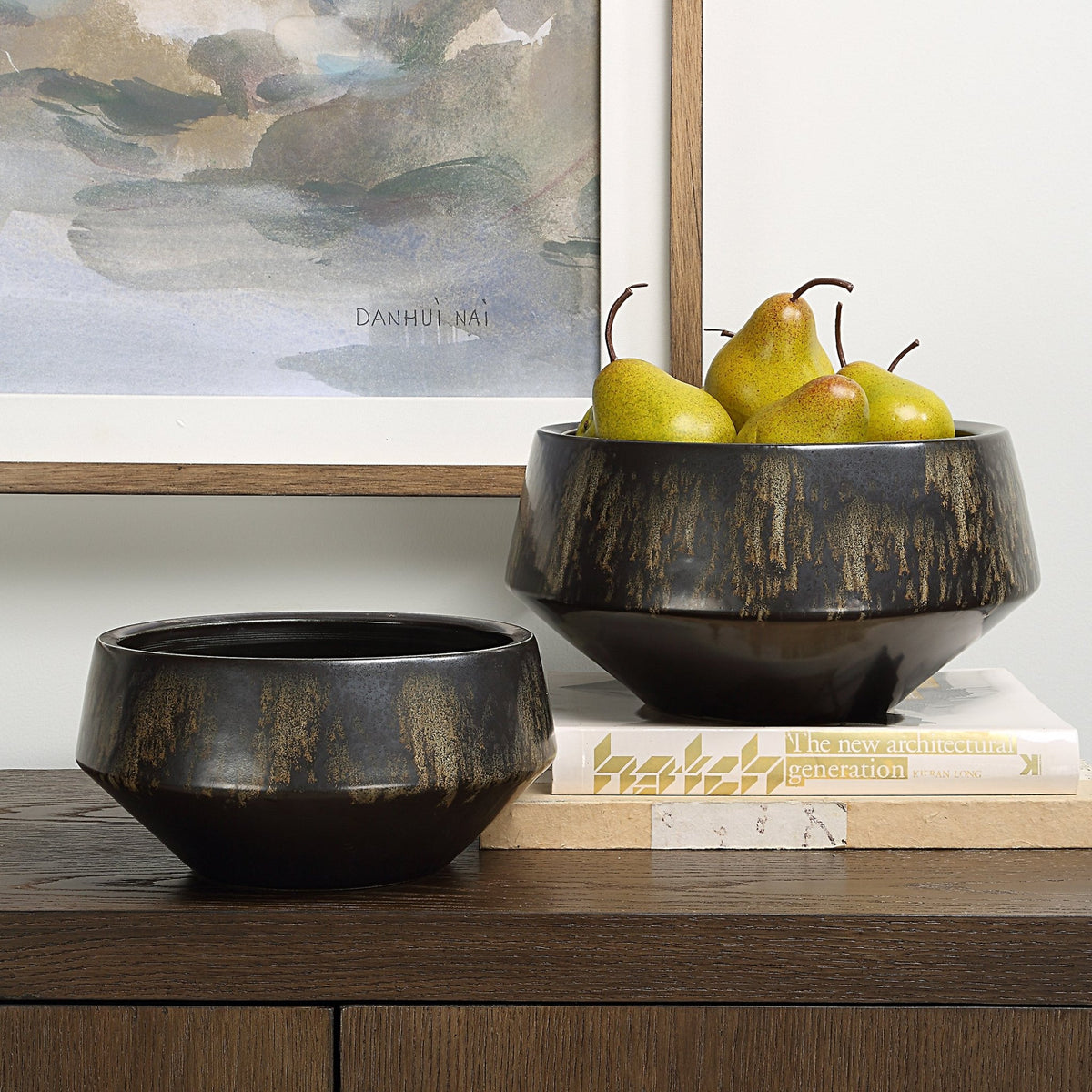 Uttermost Bronze Duo Vases Set/2 Vases and Jars| Uttermost