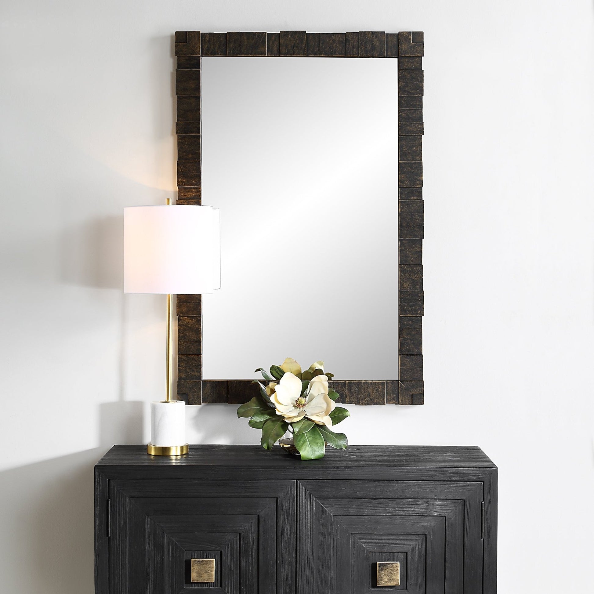 Uttermost Bustelo Dark Bronze Mirror Mirrors| Uttermost