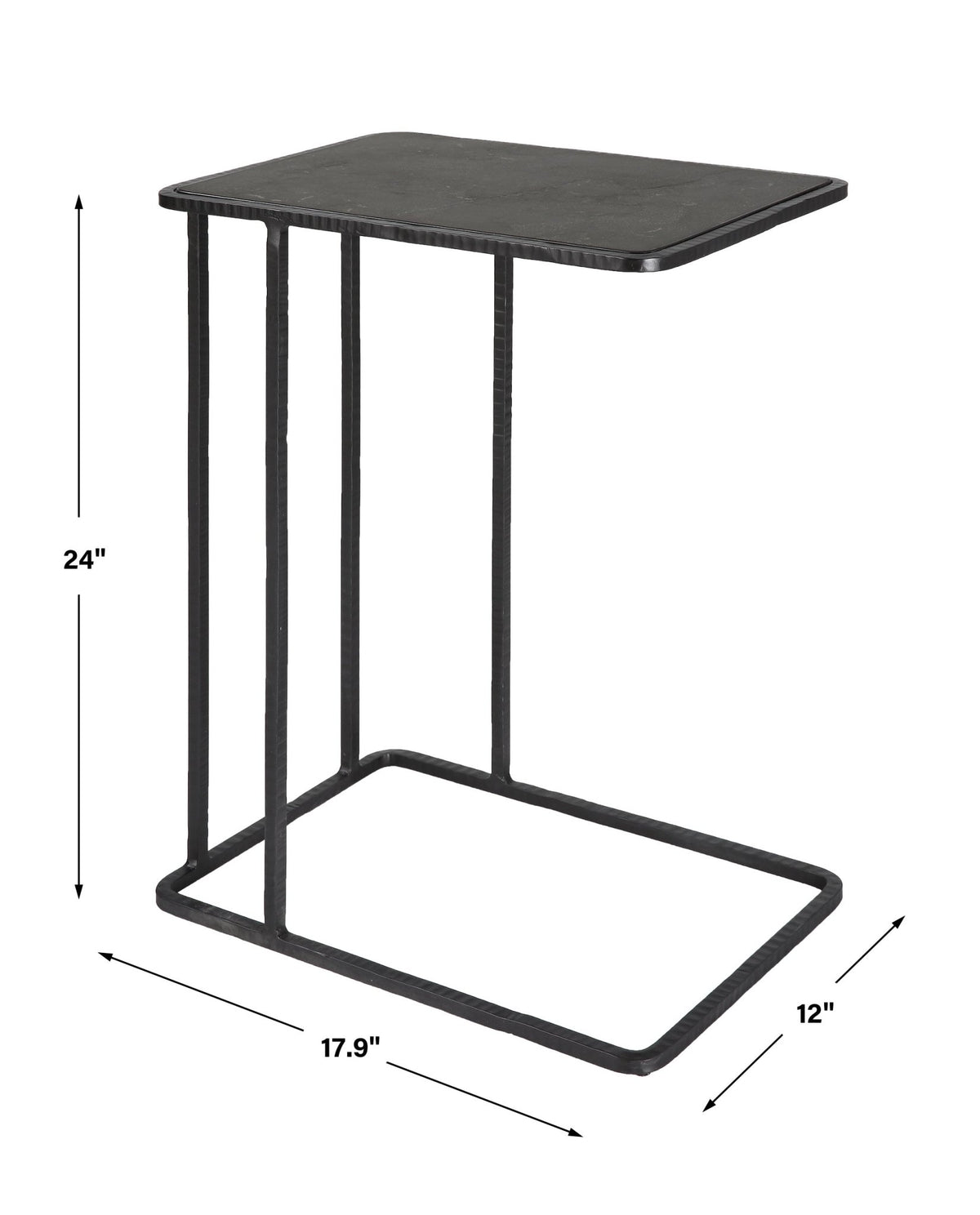 Uttermost Cavern Stone & Iron Accent Table Accent & End Tables| Uttermost