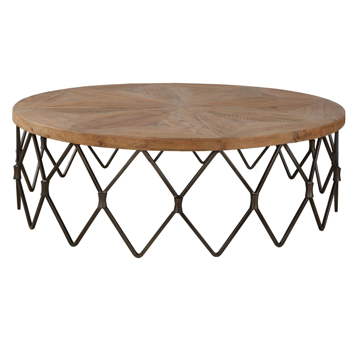 Uttermost Chain Reaction Wooden Coffee Table Table Decors| Uttermost