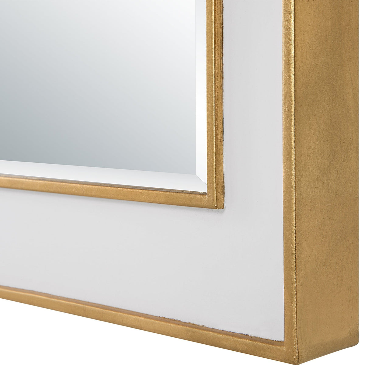 Uttermost Crisanta Gloss White Arch Mirror Mirrors| Uttermost