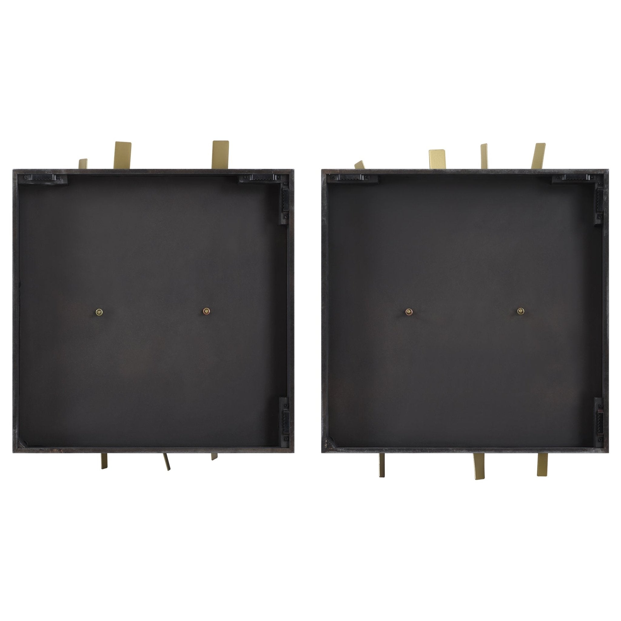 Uttermost Crosshatch Metal Wall Decor Set/2 Wall Art| Uttermost
