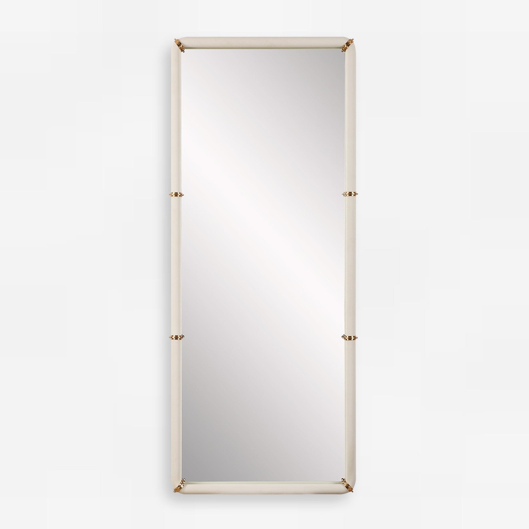 Uttermost Cyprus White Dressing Mirror Mirrors| Uttermost