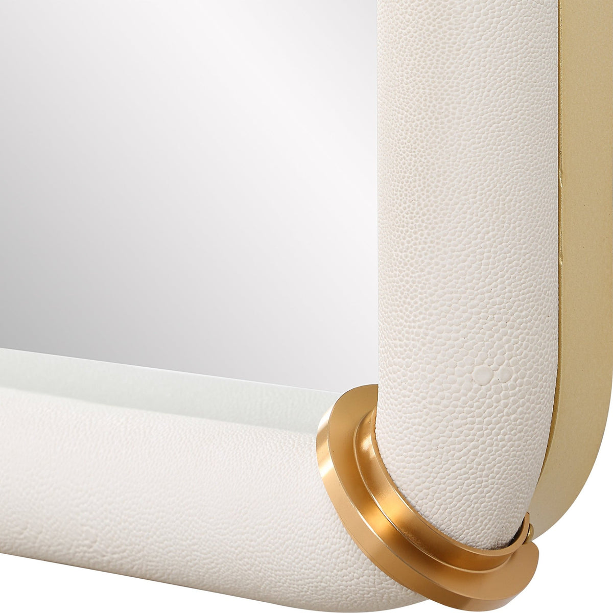 Uttermost Cyprus White Dressing Mirror Mirrors| Uttermost