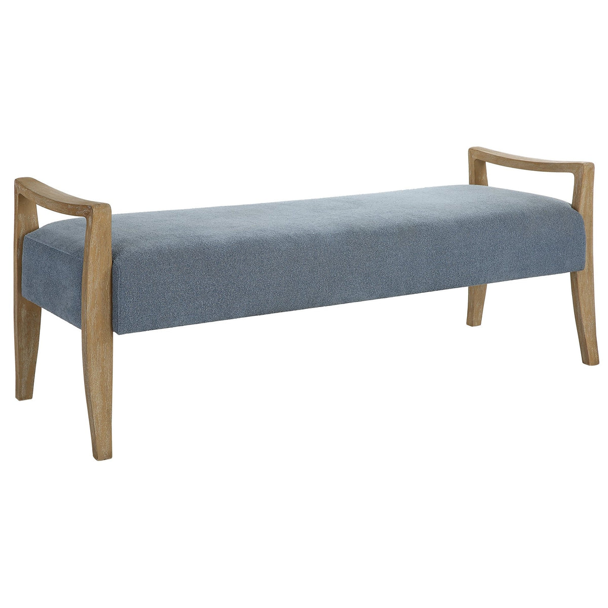 Uttermost Daylight Sky Blue Bench Table Decors| Uttermost