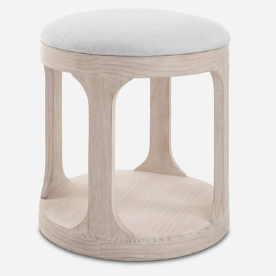 Uttermost Dennen Oak Ottoman - Al Rugaib Furniture