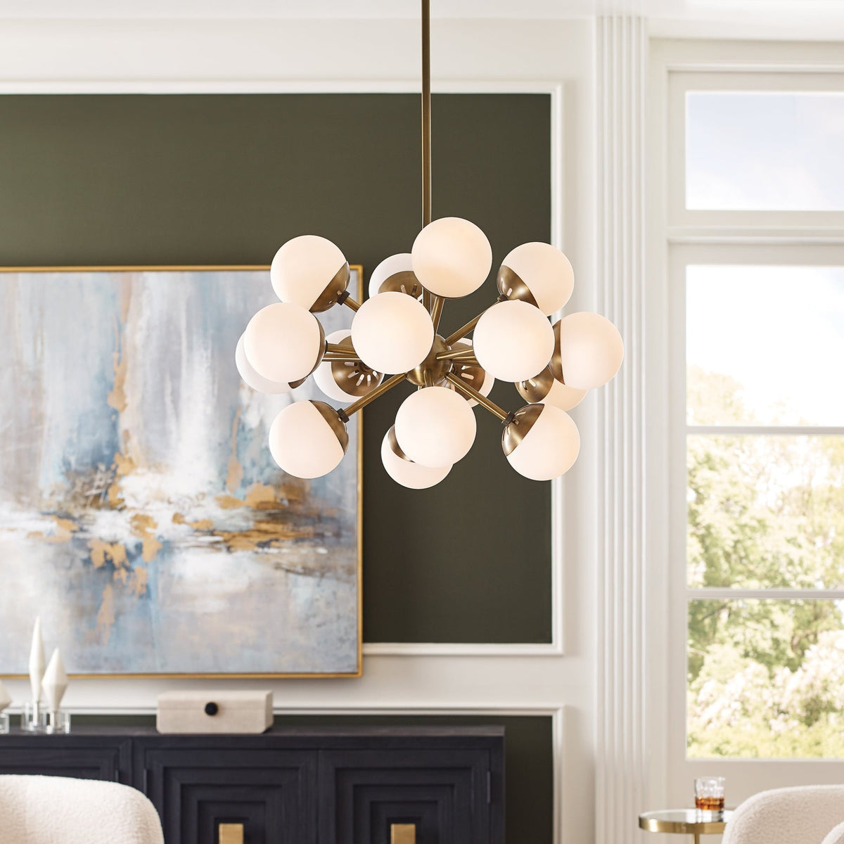 Uttermost Droplet 16 Light Sputnik Chandelier chandeliers| Uttermost