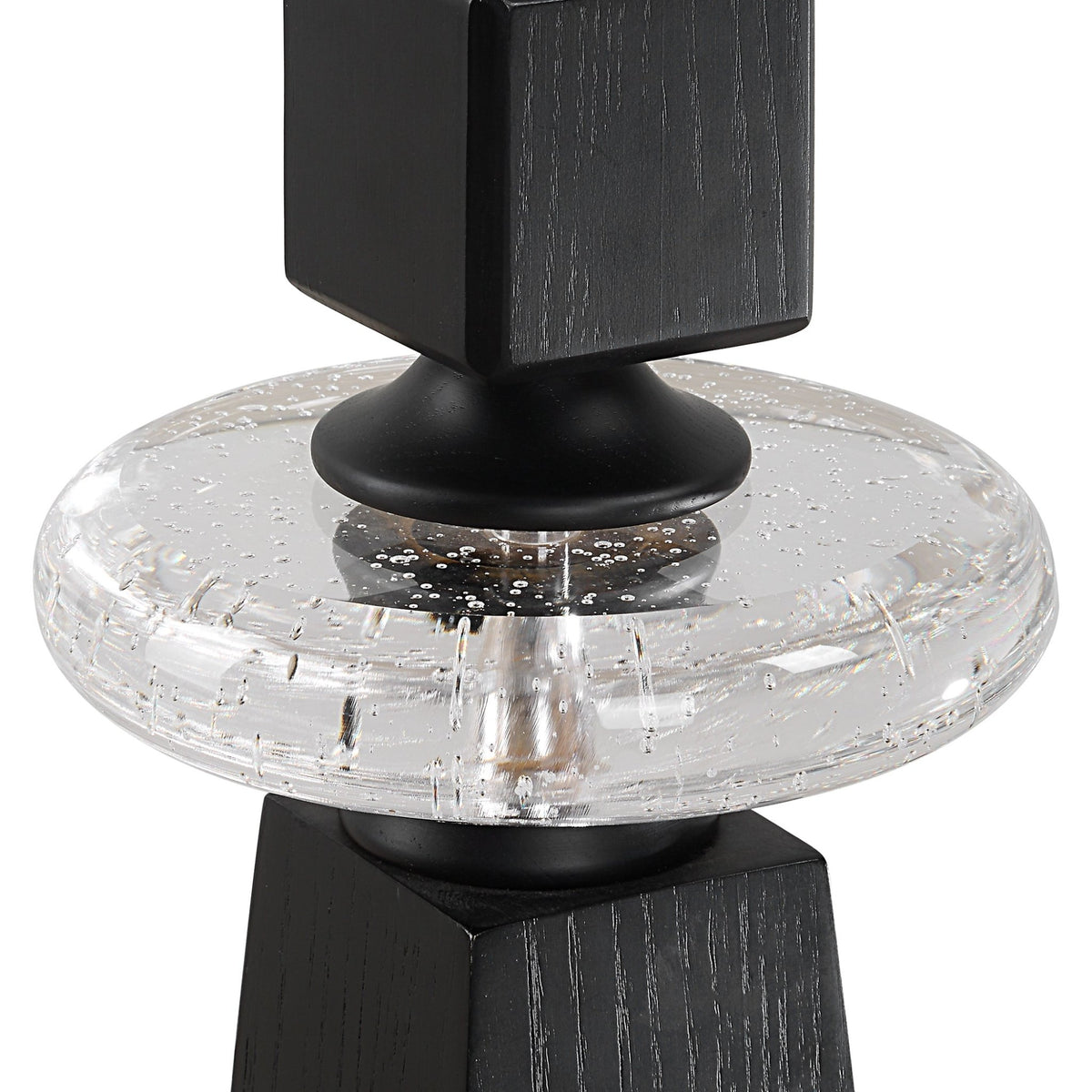 Uttermost Ebon Glow Floor Candleholders Set/2 Candle Holders| Uttermost