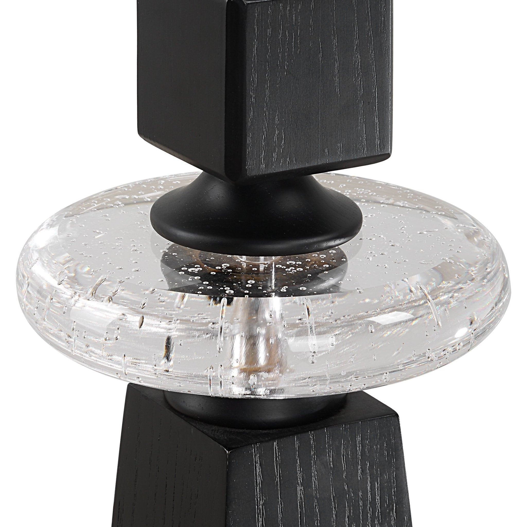 Uttermost Ebon Glow Floor Candleholders Set/2 Candle Holders| Uttermost