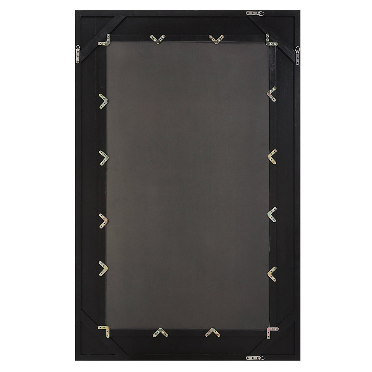 Uttermost Everest Satin Black Mirror Mirrors| Uttermost