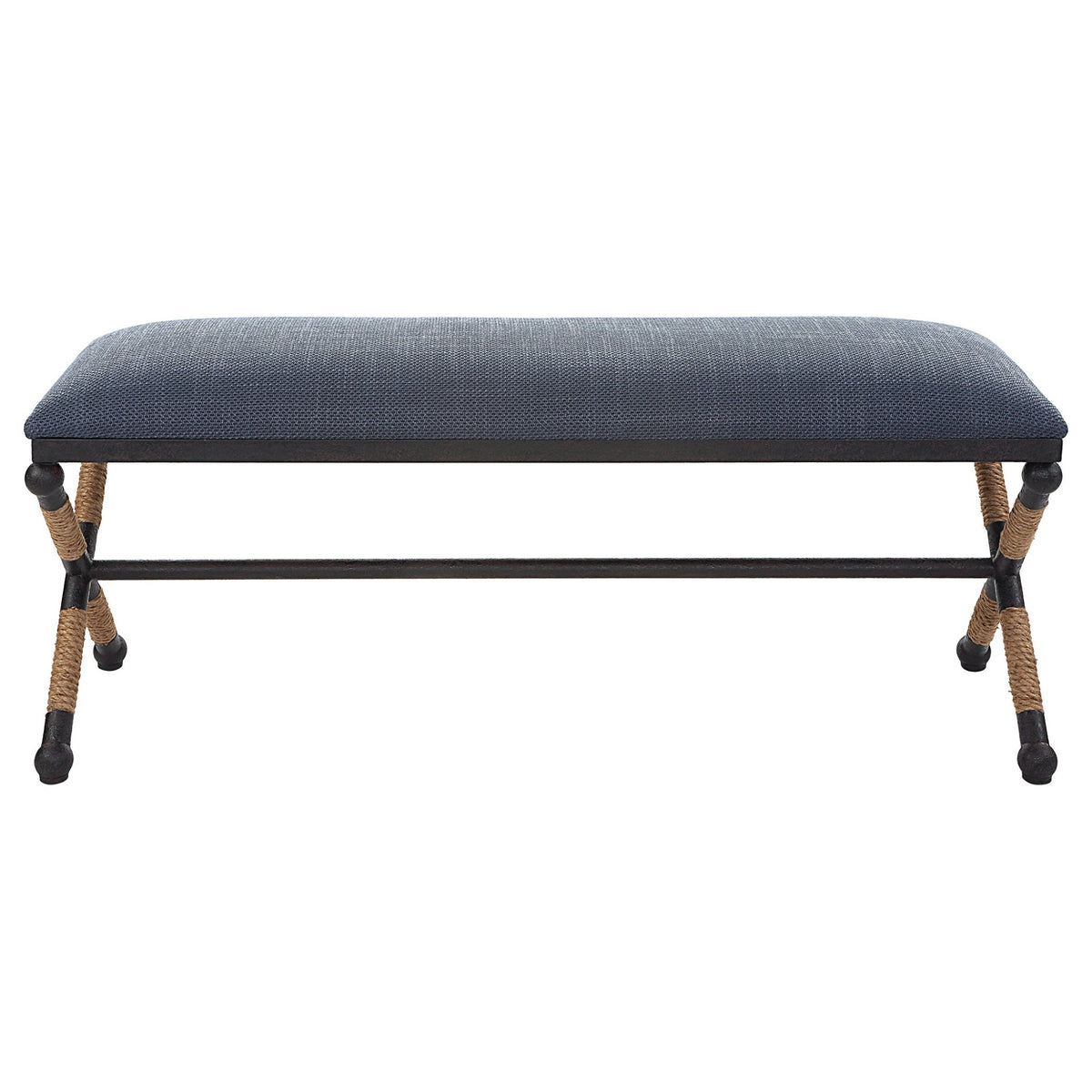 Uttermost Firth Rustic Navy Bench Benches| Uttermost
