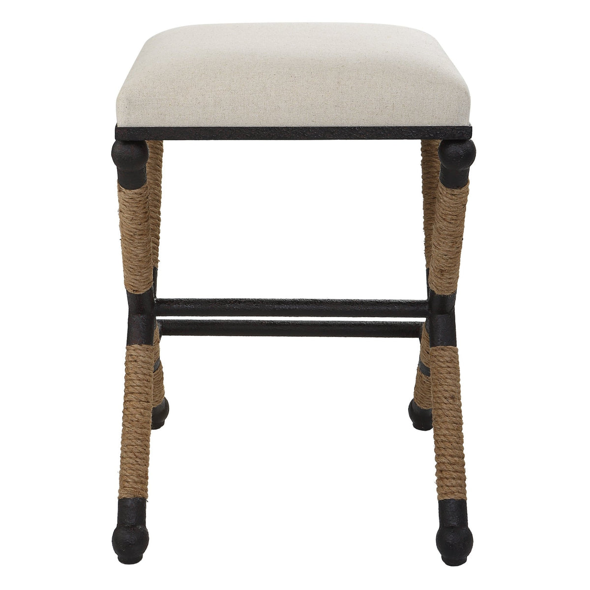 Uttermost Firth Rustic Oatmeal Counter Stool Stools| Uttermost