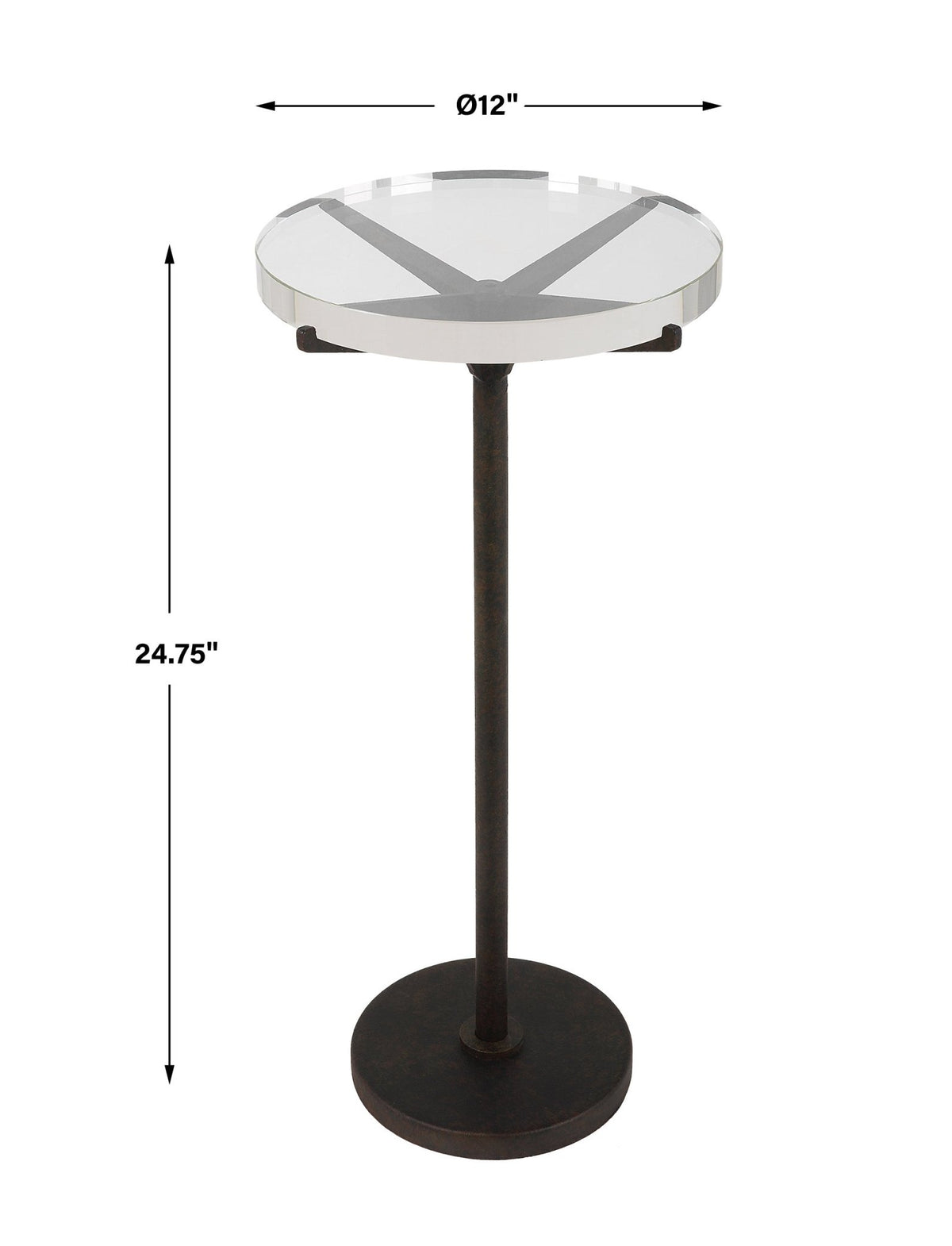 Uttermost Forge Industrial Accent Table Accent & End Tables| Uttermost