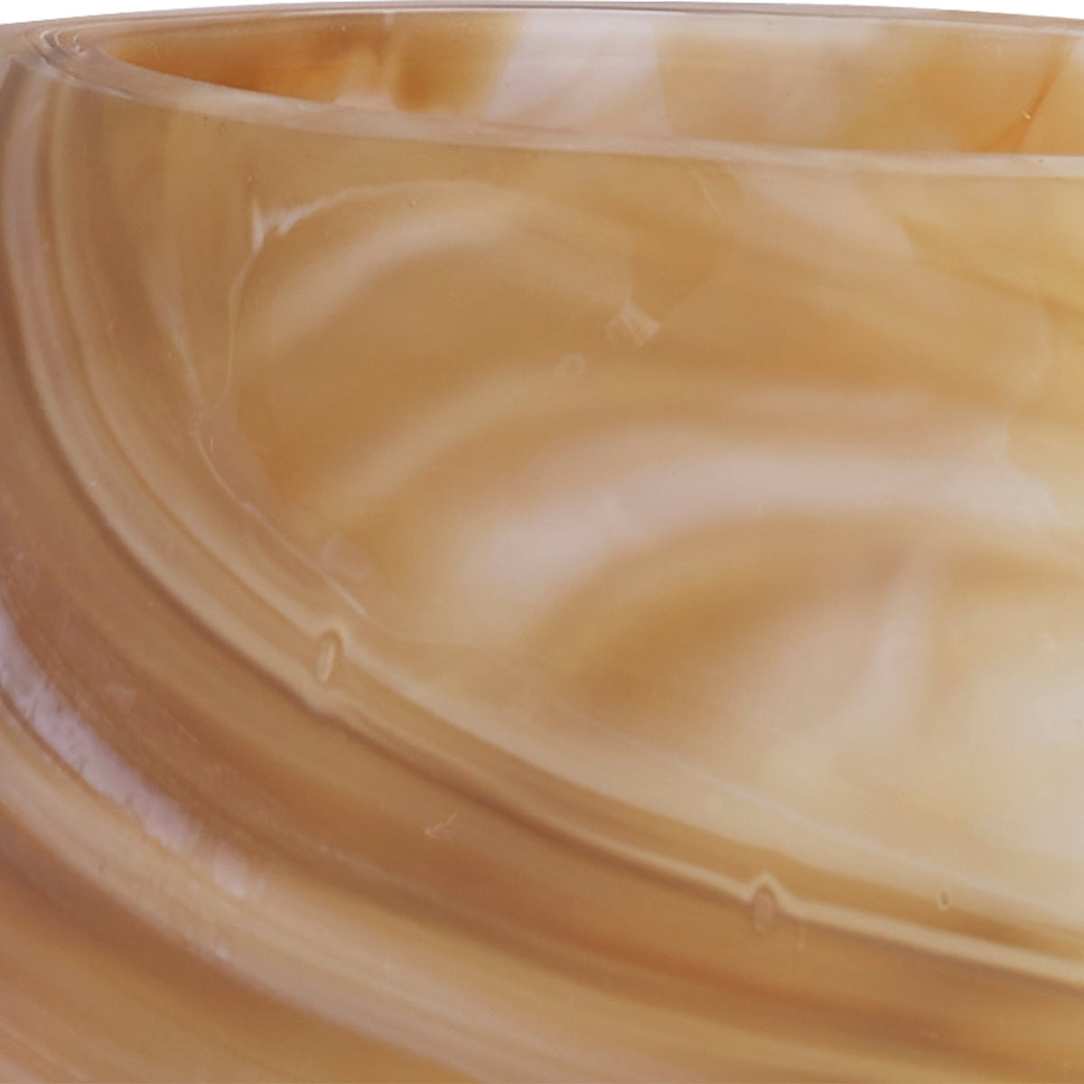 Uttermost Fusion Swirled Caramel & Ivory Vases, Set/2 Table Decors| Uttermost