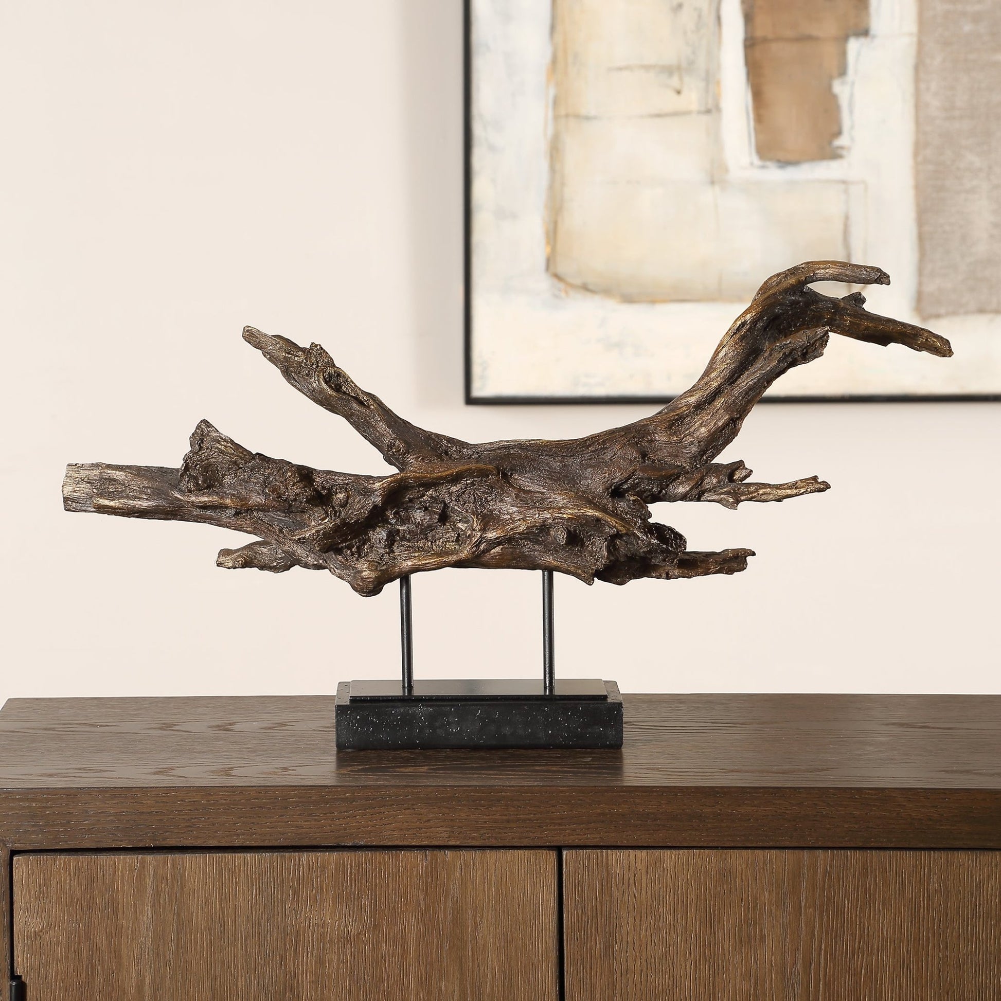 Uttermost Gilded Sculpture Branch Table Decors| Uttermost