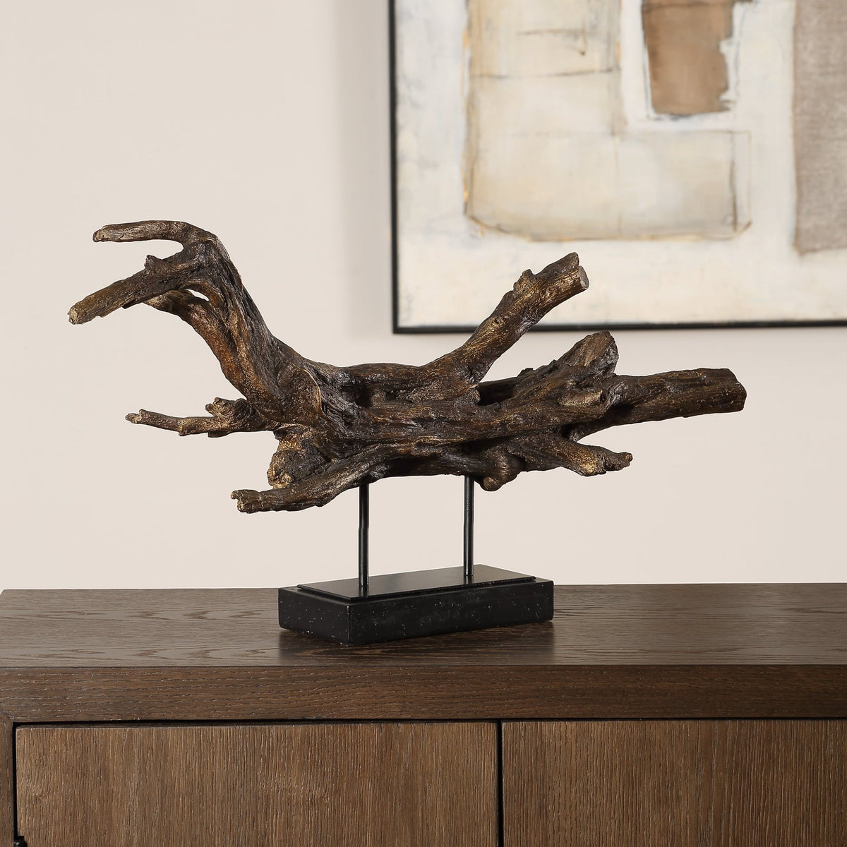 Uttermost Gilded Sculpture Branch Table Decors| Uttermost