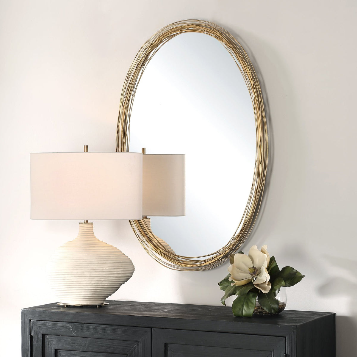 Uttermost Gillian Oval Mirror Mirrors| Uttermost