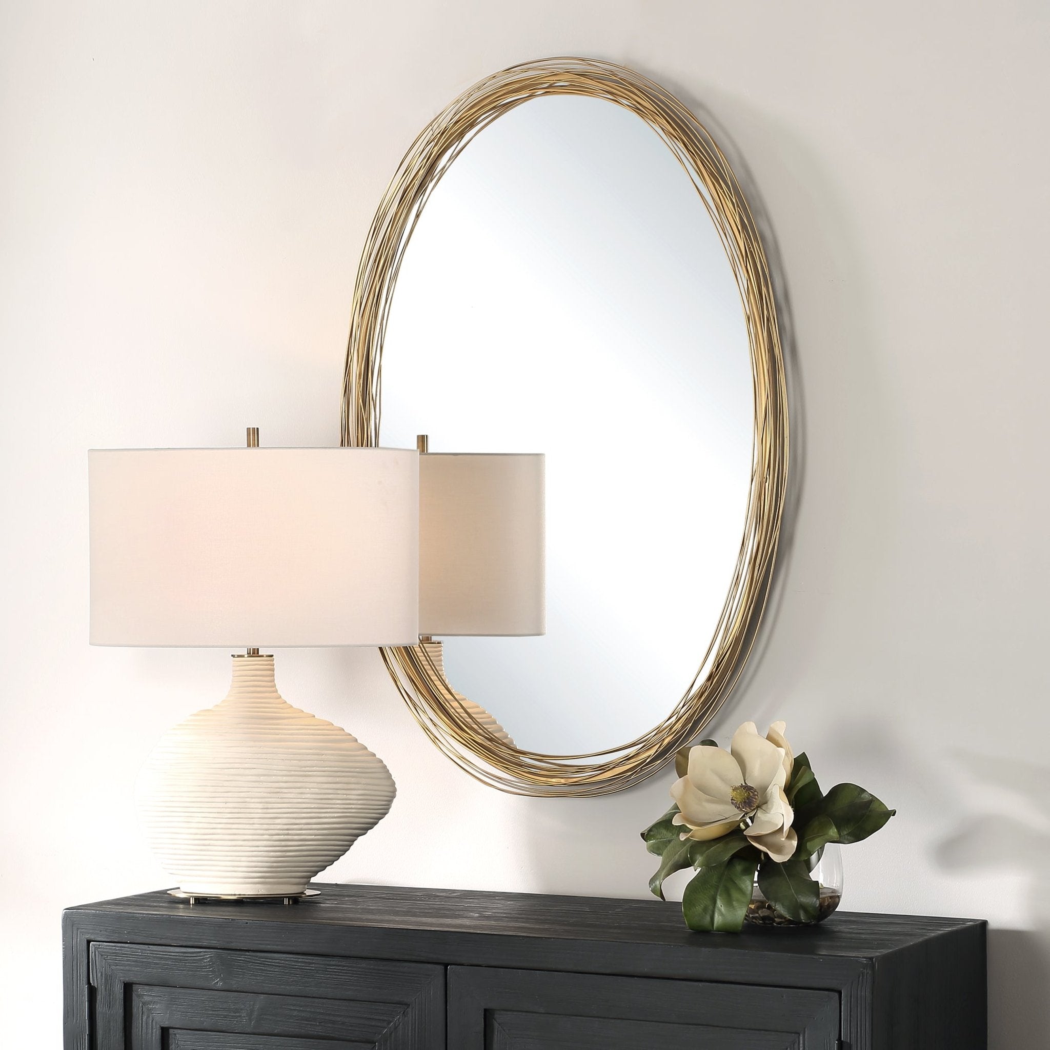 Uttermost Gillian Oval Mirror Mirrors| Uttermost