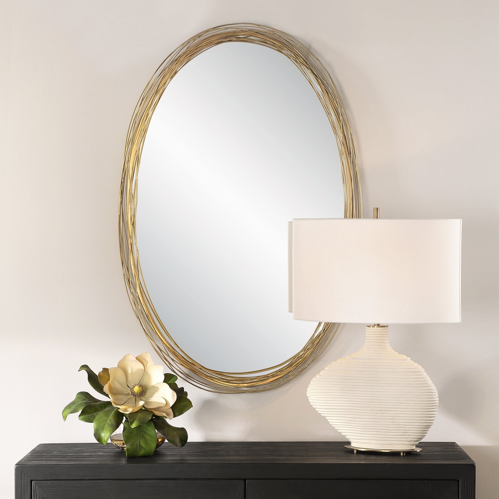 Uttermost Gillian Oval Mirror Mirrors| Uttermost