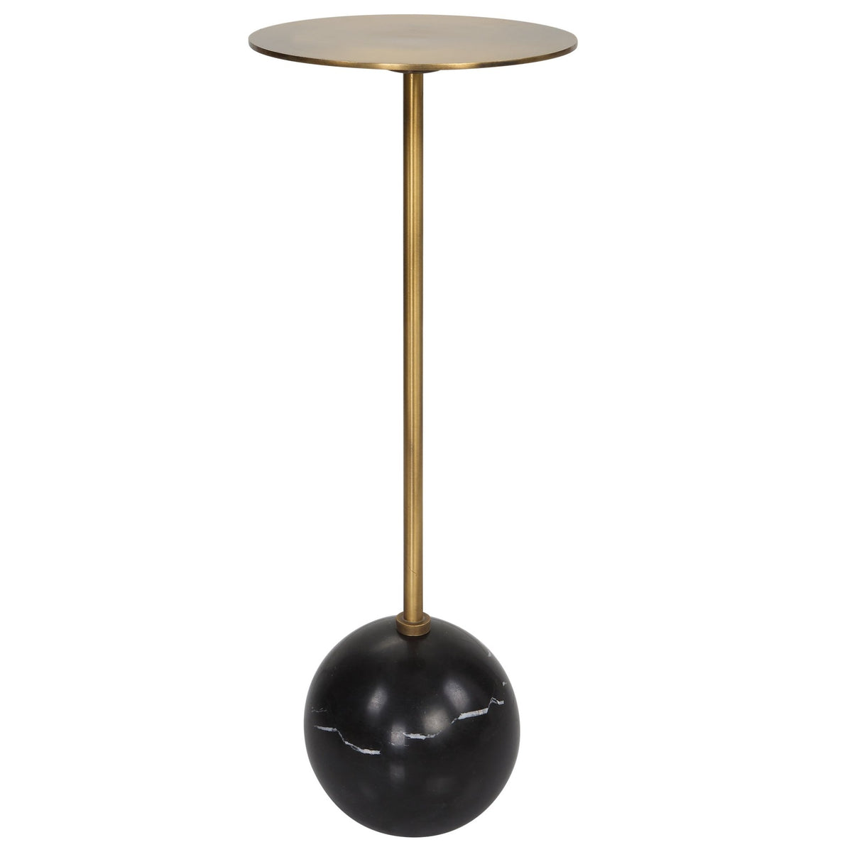 Uttermost Gimlet Brass Drink Table Accent & End Tables| Uttermost