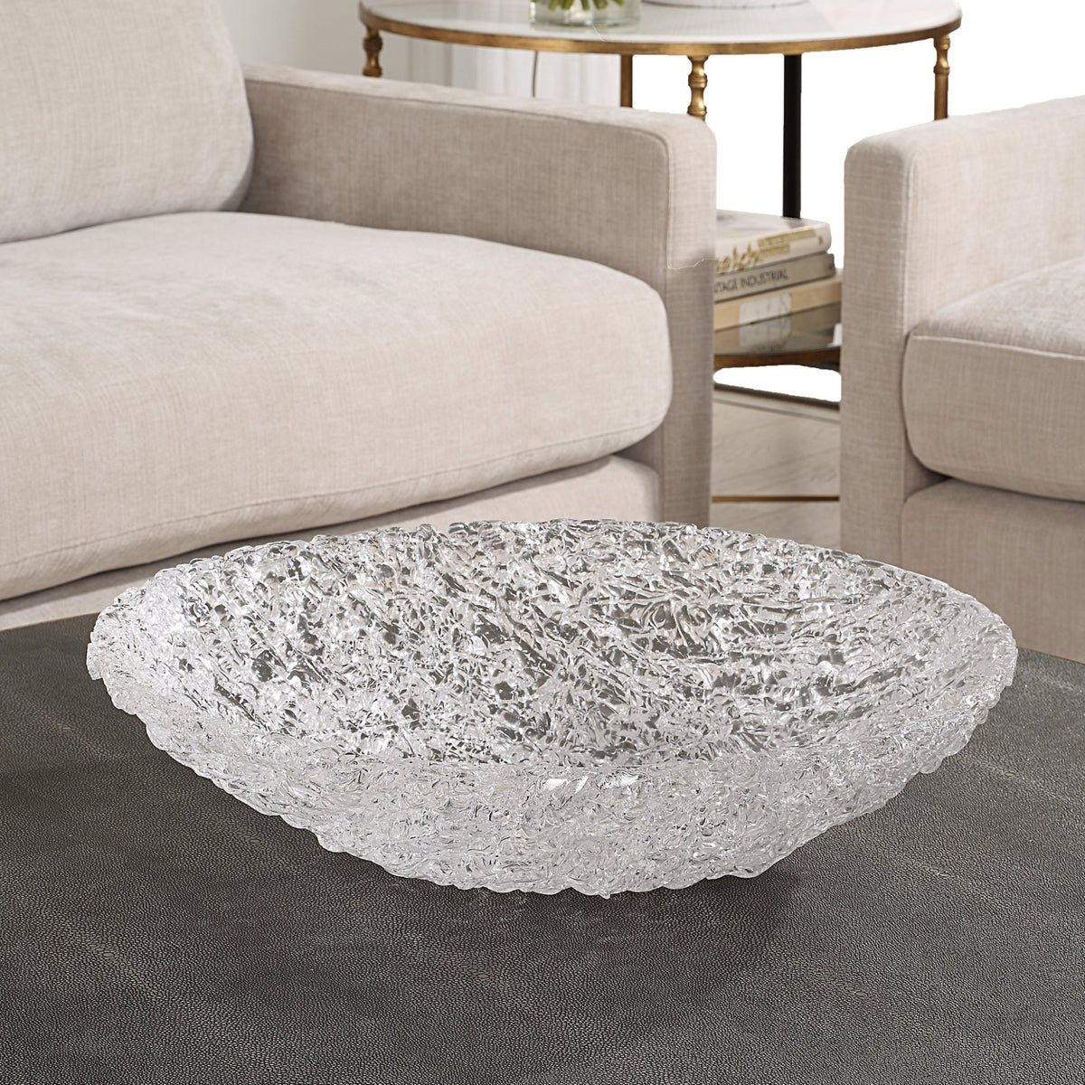 Uttermost Glint Glass Bowl Bowl| Uttermost