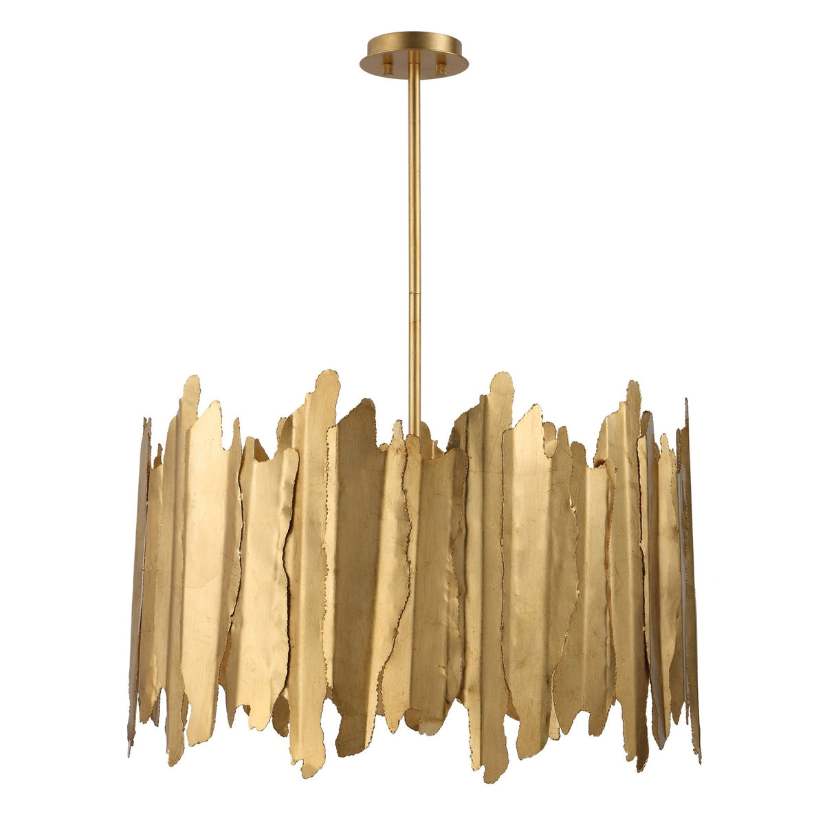 Uttermost Golden Gate 8 Light Industrial Pendant chandeliers| Uttermost
