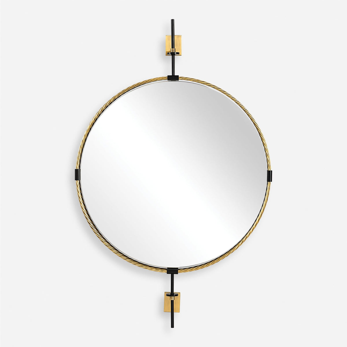 Uttermost Guardrail Round Mirror Mirrors| Uttermost