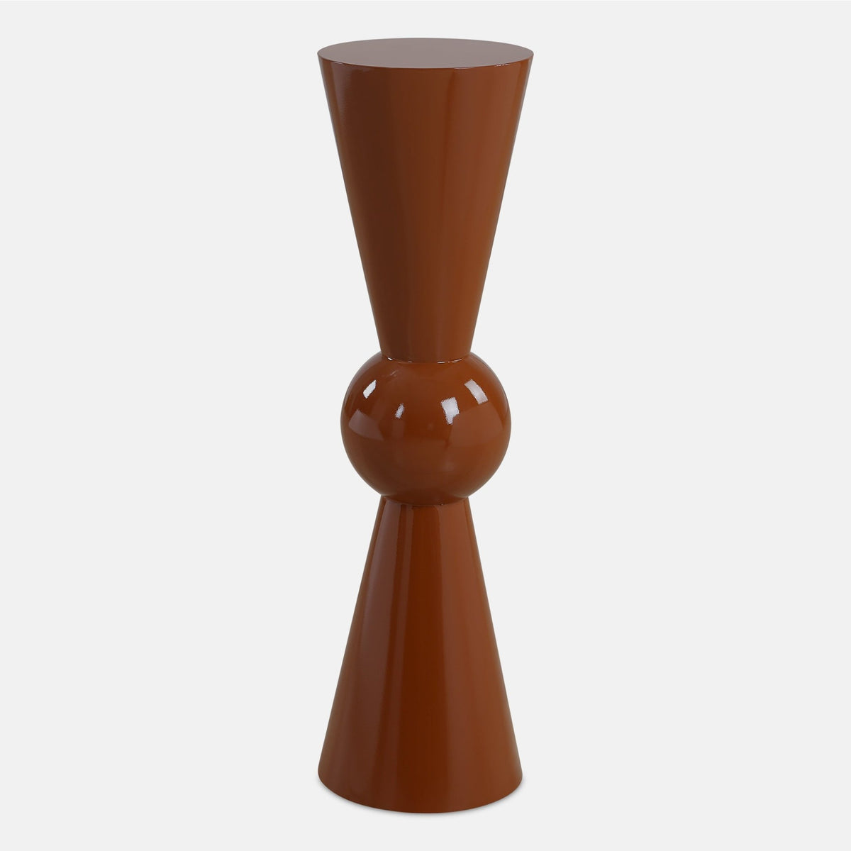 Uttermost Hepler Gloss Terracotta Drink Table Accent & End Tables| Uttermost