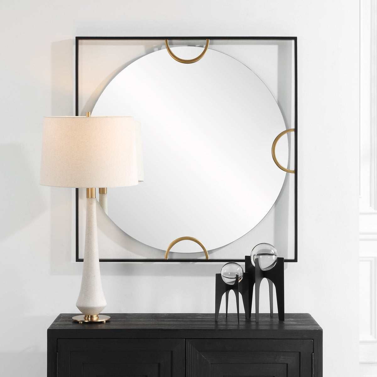 Uttermost Hinson Square Mirror Table Decors| Uttermost