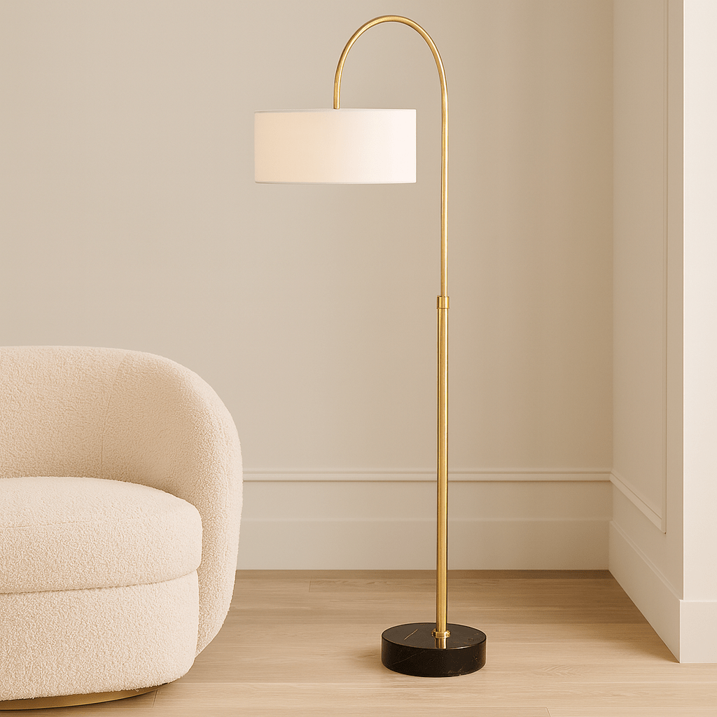 Uttermost Huxford Brass Arch Floor Lamp Floor lamps| Uttermost