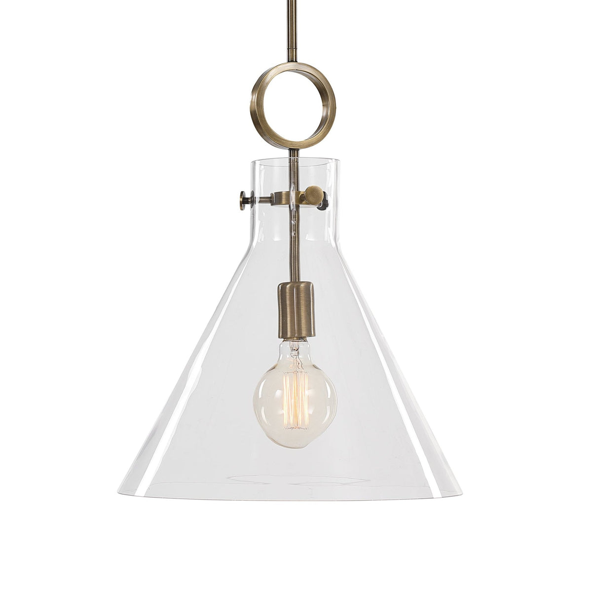 Uttermost Imbuto Funnel Glass 1 Light Pendant Wall Sconces| Uttermost