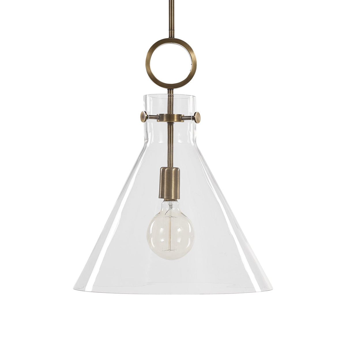 Uttermost Imbuto Funnel Glass 1 Light Pendant Wall Sconces| Uttermost