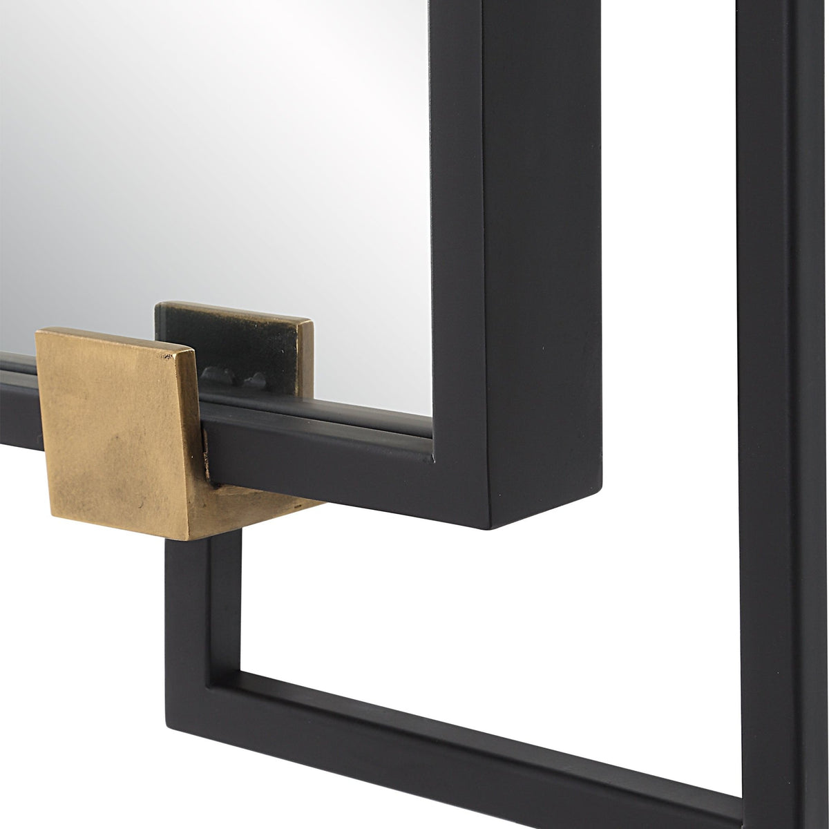 Uttermost Ivey Rectangle Industrial Mirror Table Decors| Uttermost