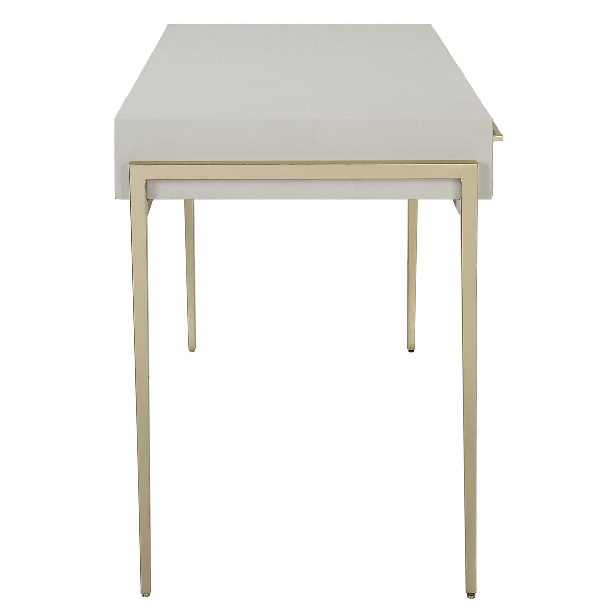 Uttermost Jewel Modern White Desk Office Desks| Uttermost