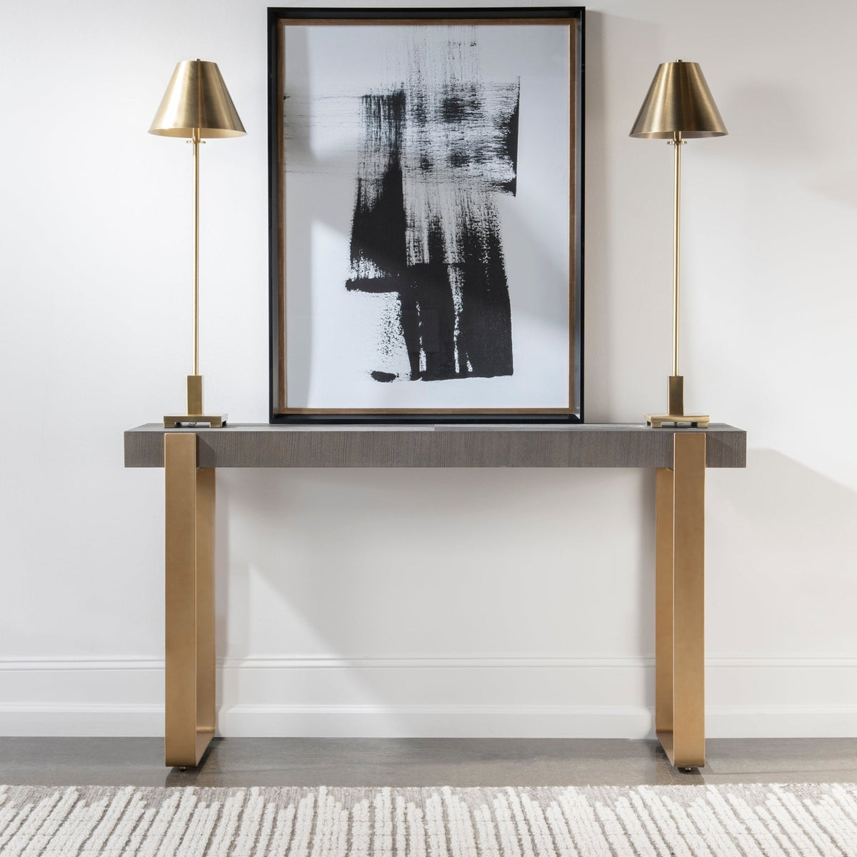 Uttermost Kea Contemporary Console Table Accent & End Tables| Uttermost