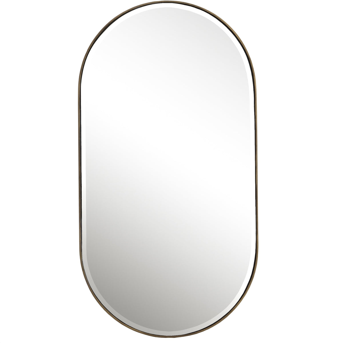 Uttermost Lago Oval Gold Mirror Mirrors| Uttermost