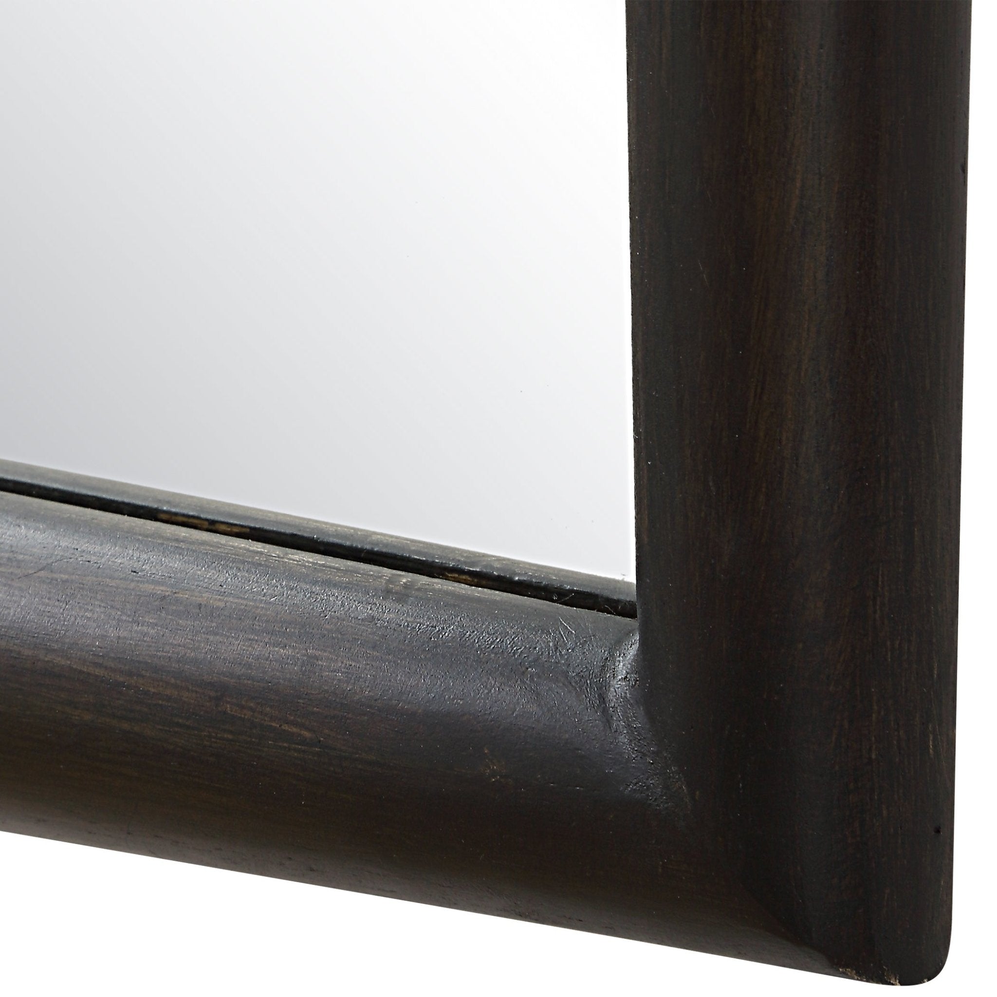 Uttermost Larkin Dark Wood & Brass Mirror Mirrors| Uttermost
