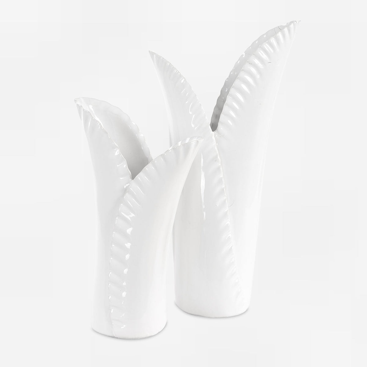 Uttermost Leafscape White Vases Set/2 Vases and Jars| Uttermost