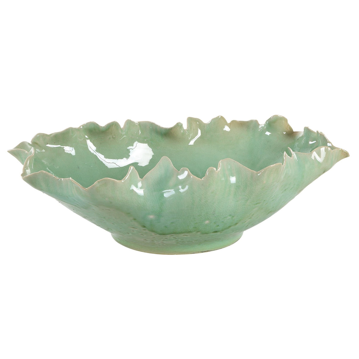Uttermost Lila Green Glass Bowl Bowl| Uttermost