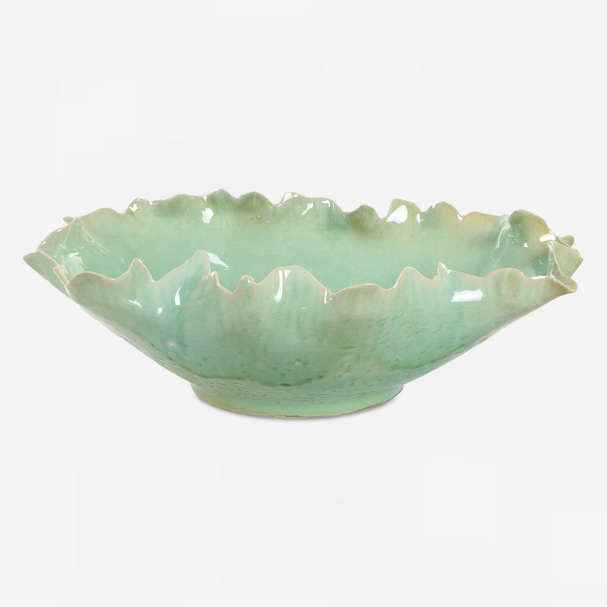 Uttermost Lila Green Glass Bowl Bowl| Uttermost