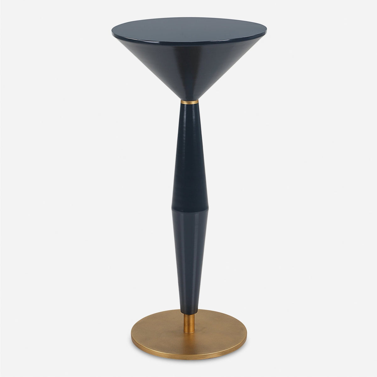 Uttermost Luster Navy Blue Accent Table Table Decors| Uttermost