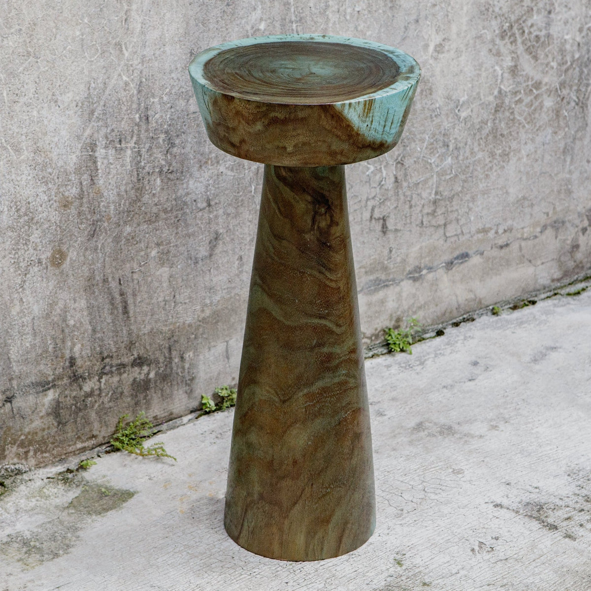 Uttermost Mano Blue-Green Drink Table Accent & End Tables| Uttermost