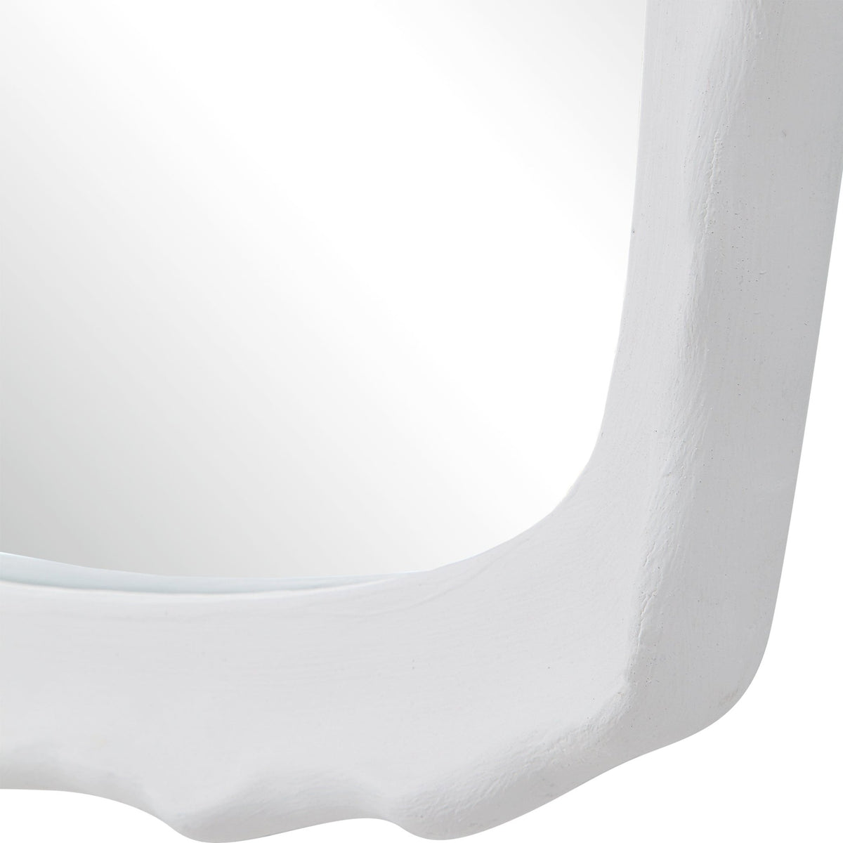 Uttermost Marbella White Mirror Table Decors| Uttermost