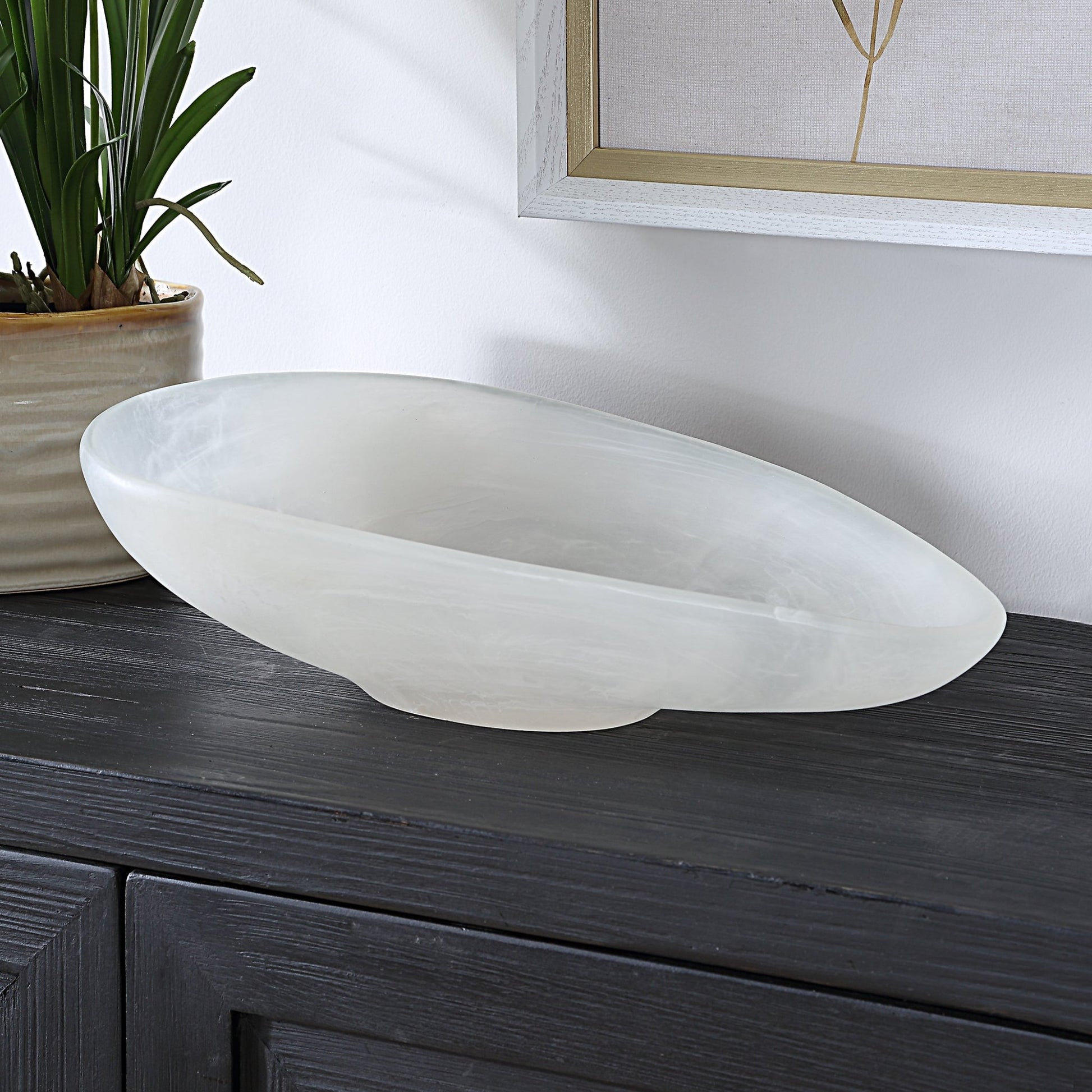 Uttermost Marchena White Bowl Bowl| Uttermost
